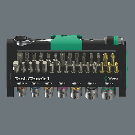 Wera Tool-Check 1 Tool Set - 38 Pcs.