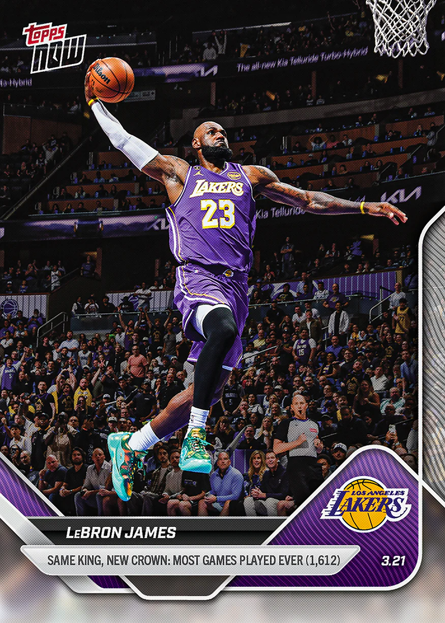 LeBron James - 2025-26 NBA Topps NOW® - Card 221