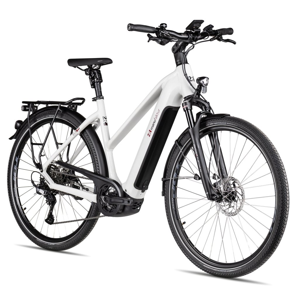 2R Manufaktur ELX 11 - Trapez - Electric Touring Bike - 2025 - telegrey matt / purple red / black