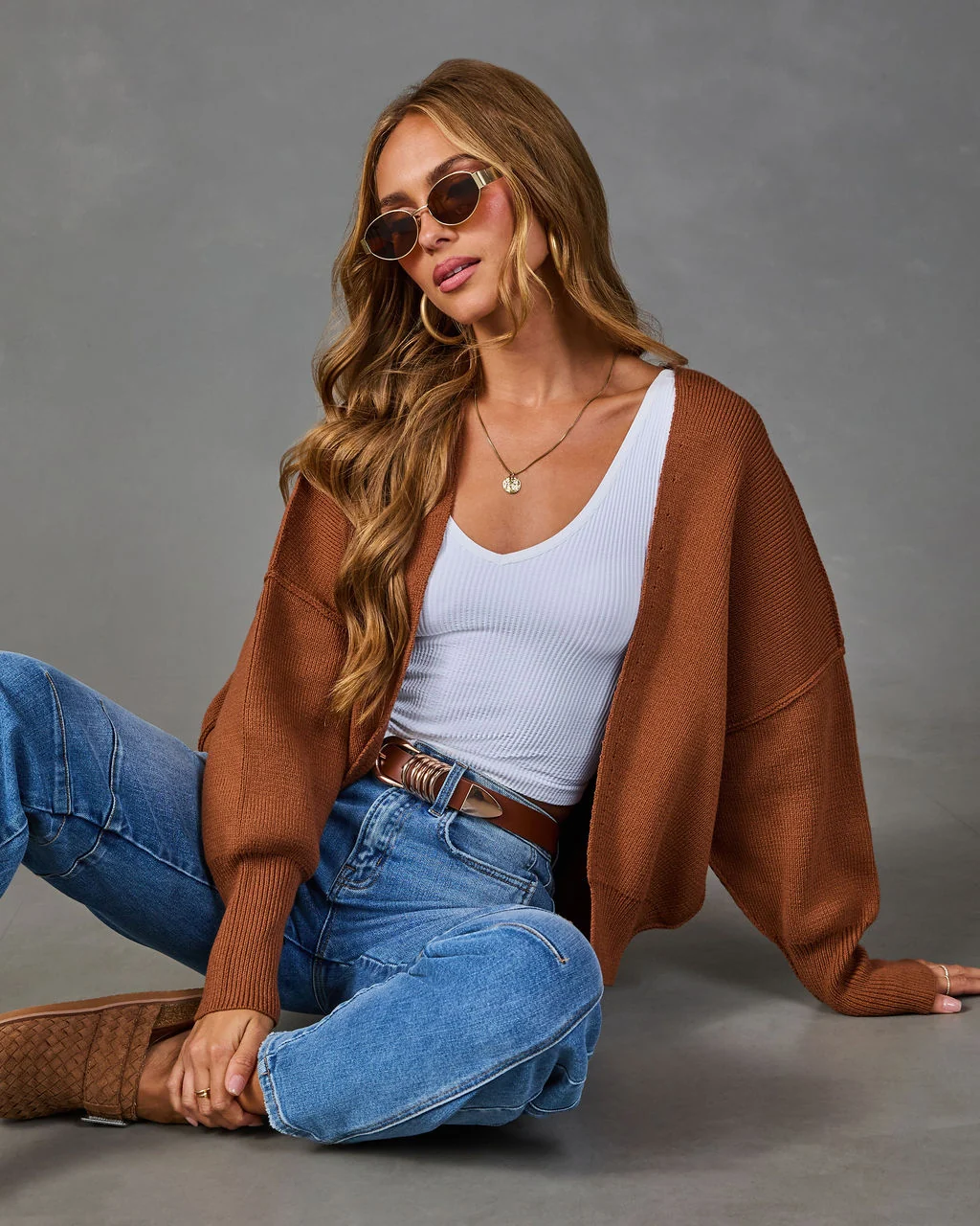 Elouise Ribbed Knit Shrug