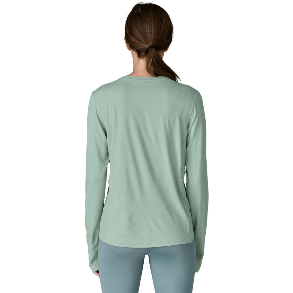 Patagonia Cap Cool Sun Long Sleeve Shirt Women - Thermal Blue - Thin Ice X-Dye