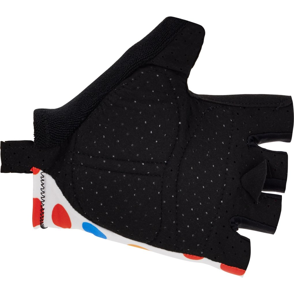 Santini GPM Leader Gloves - Tour de France™ 2025 Collection - RE367CL23TDFKOM - pois PO