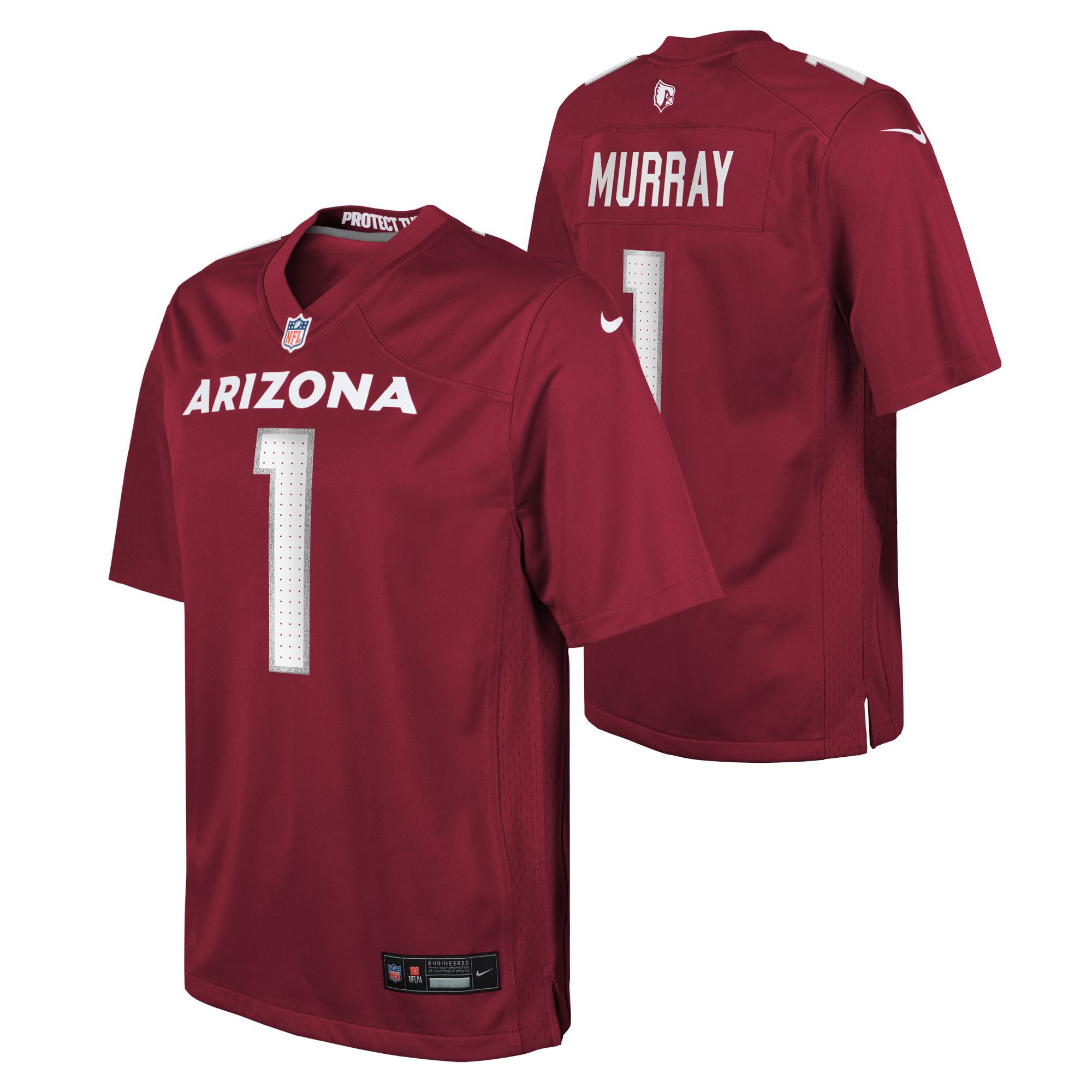 Kyler Murray #1 Arizona Cardinals Game Football NFL Jersey Red (YOUTH)