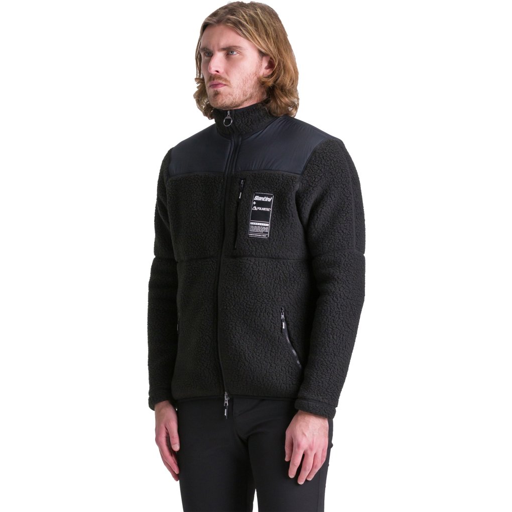 Santini Ovis Fleece Jacket Men 4M71175OVIS - black NE