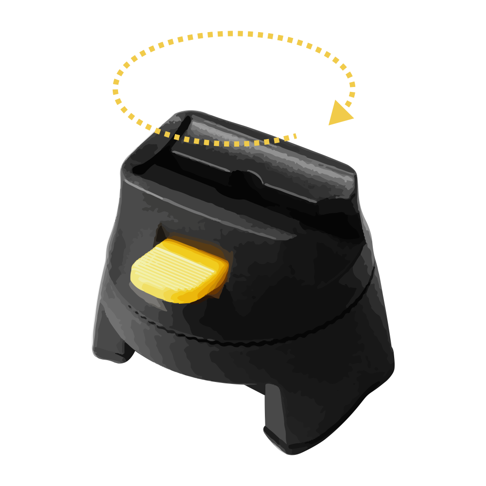 tex–lock Lock Bracket - black
