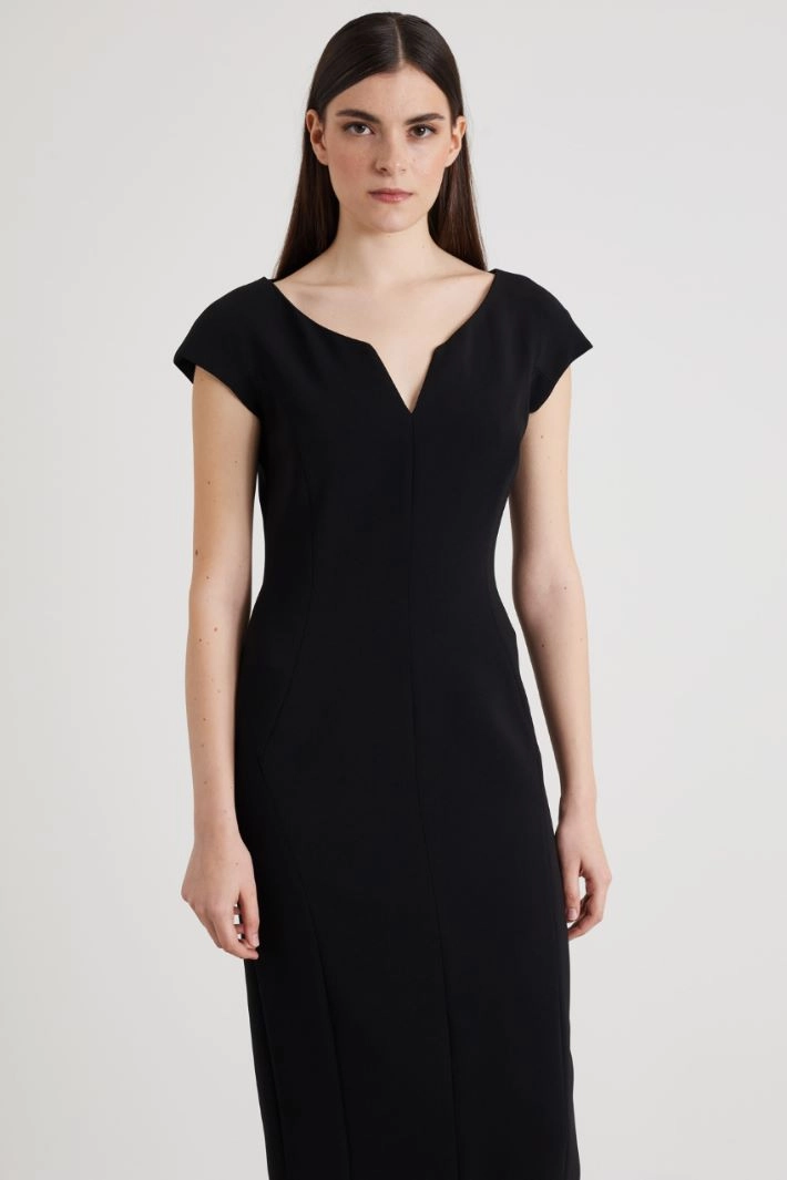 Cady sheath dress - BLACK
