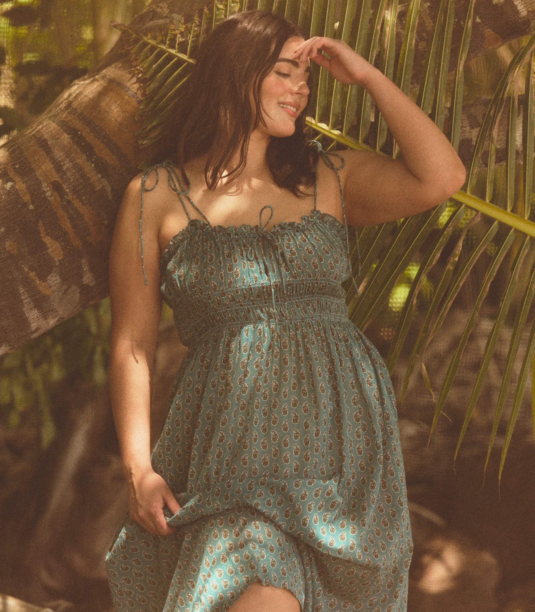 Rhoda Midi Dress - Alba Paisley