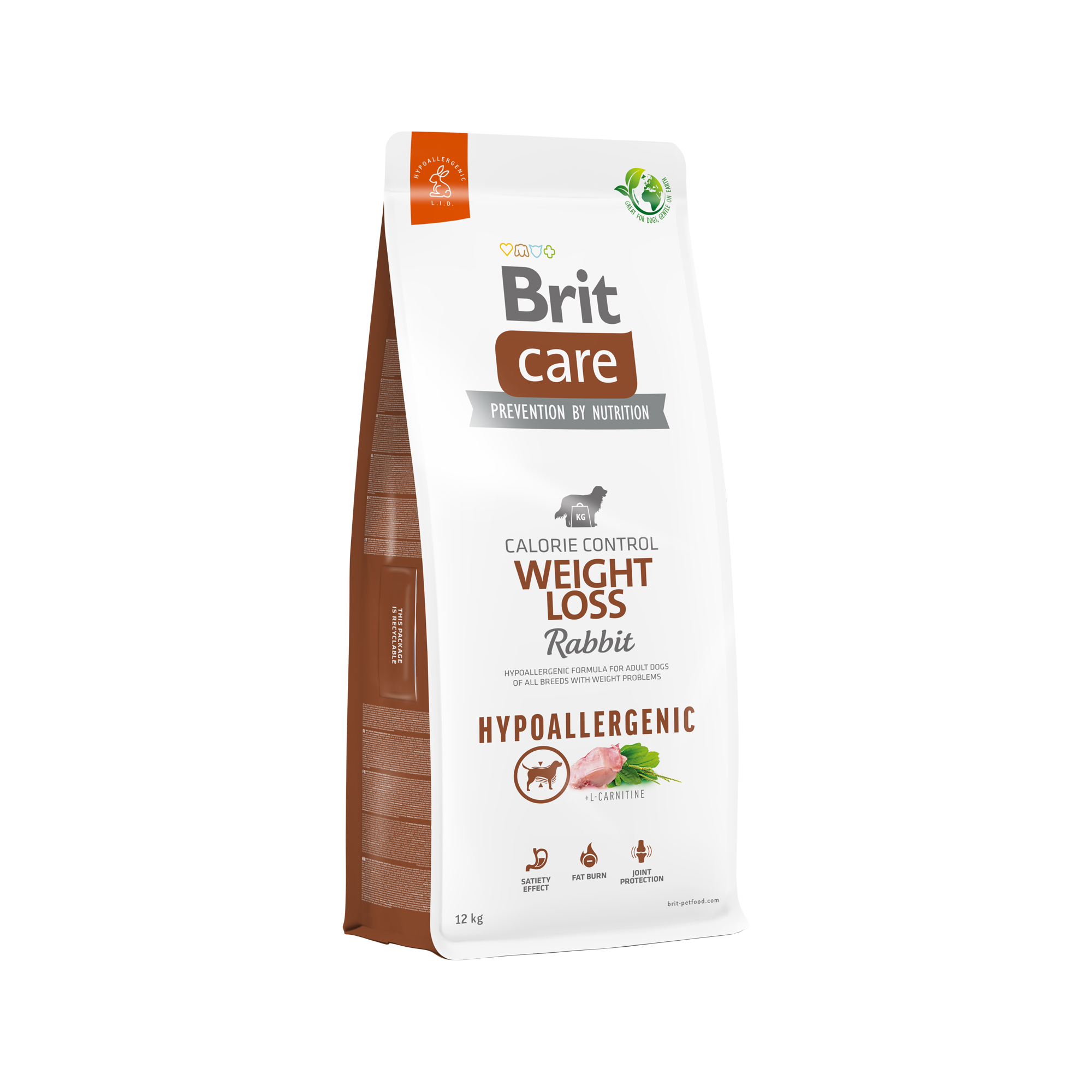 Brit Care - Dog - Hypoallergenic Weight Loss - Rabbit - 12 kg