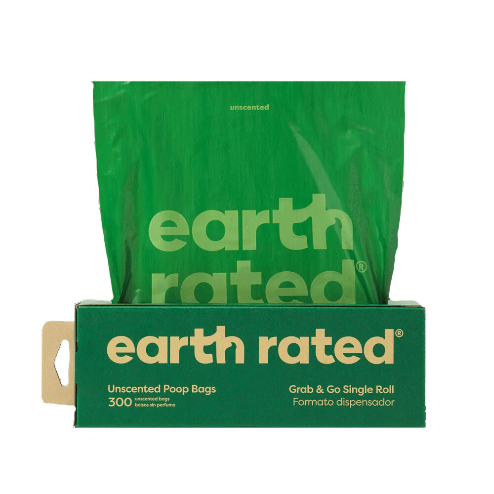 Earth Rated PoopBags on Roll - Odourless - 300 pieces