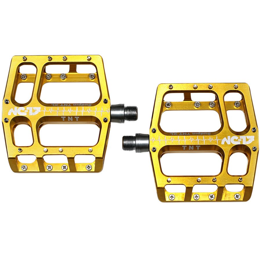 NC-17 Sudpin IV XL TNT Platform Pedal - gold