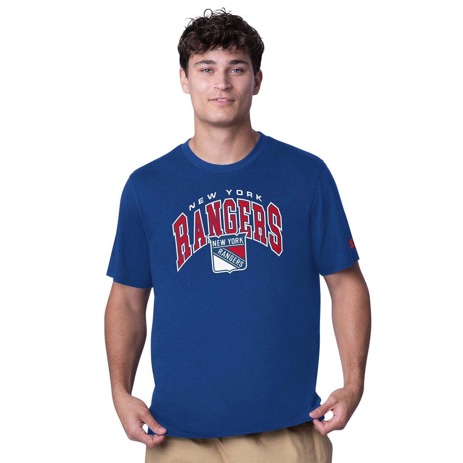 New York Rangers Starter Drop The Puck NHL T-Shirt Blue