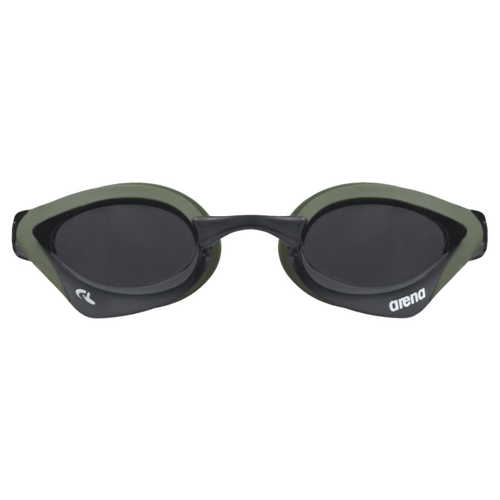 arena Cobra Core Swipe Swimming Goggles - Smoke/Army/Black