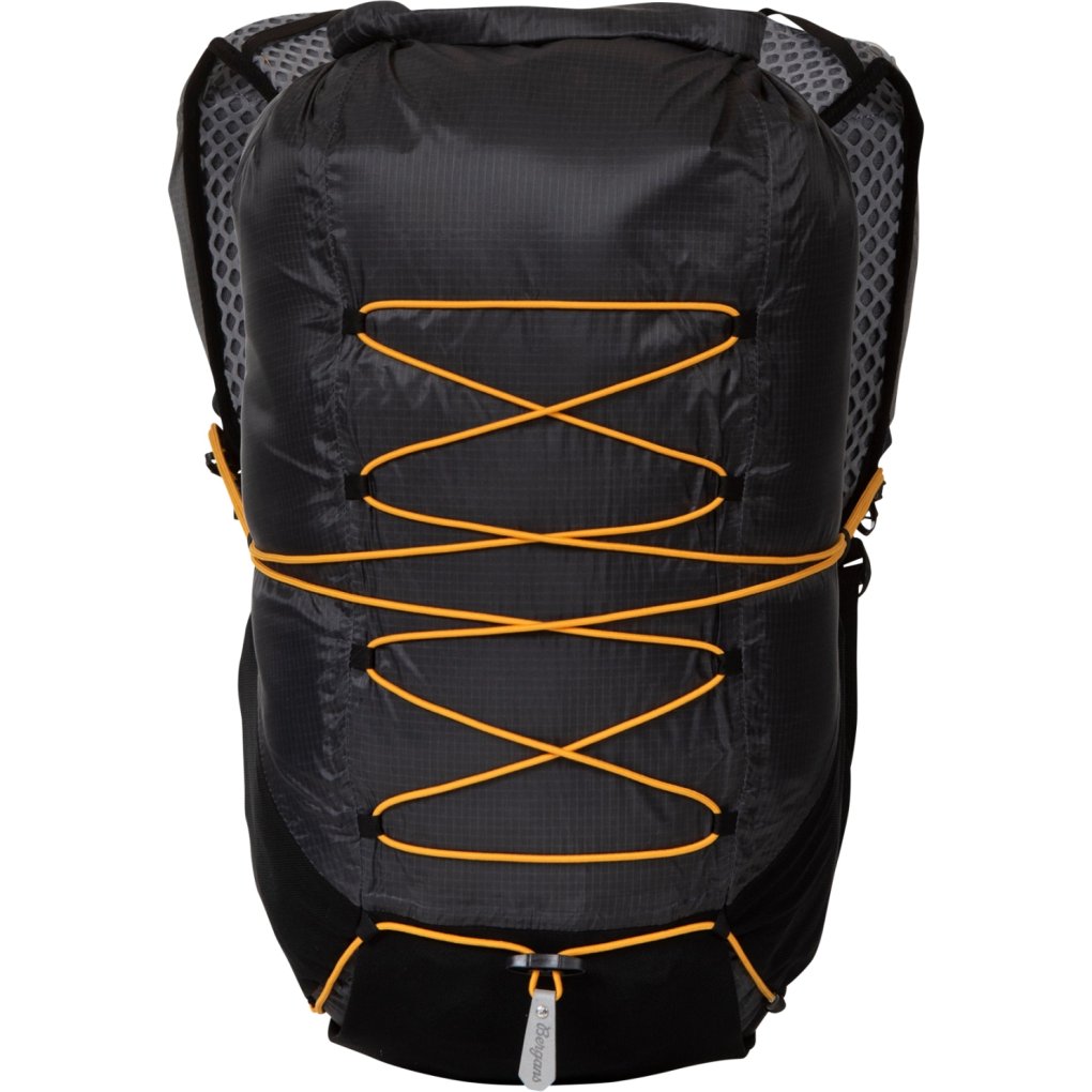 Bergans Y LightLine Fastpack M/L 1-24L - dark shadow grey/mango yellow