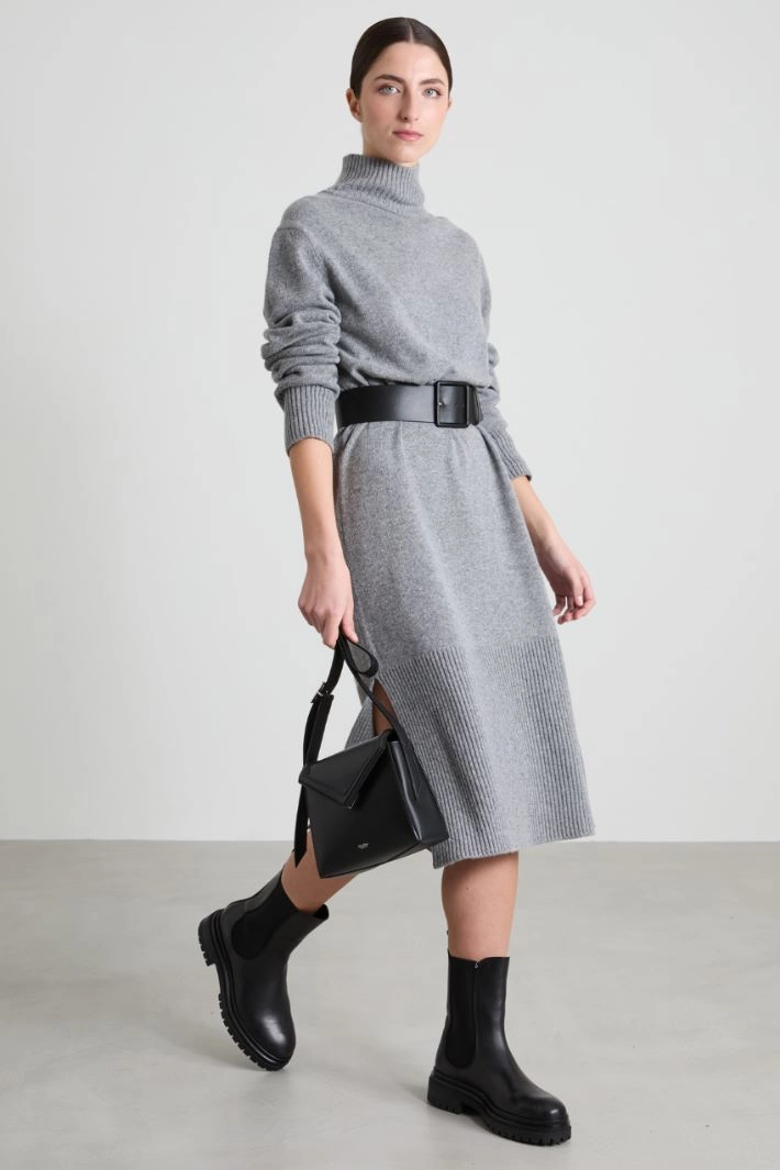 Knit dress - GREY