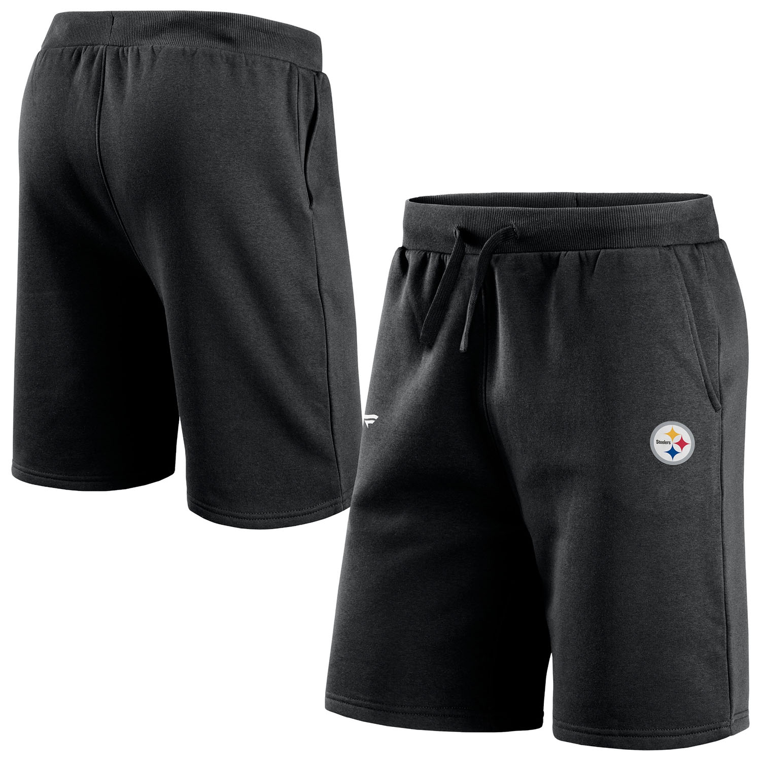 Pittsburgh Steelers Primary Logo NFL Sweat Shorts Black