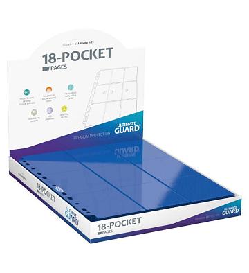 UG Supreme 18-Pocket Side-Loading Pages Blue - 50 Pcs