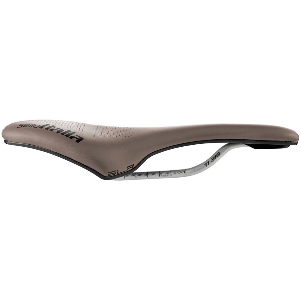 Selle Italia SLR Boost Gravel Saddle - Superflow | TI 316 - S3 | brown