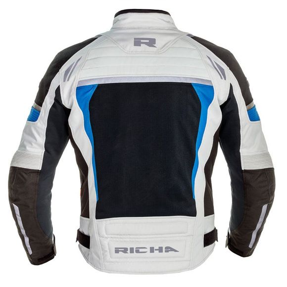Richa AIRSTREAM-X Motorcycle Jacket - GREY - Grey/BlueRef: RC0690