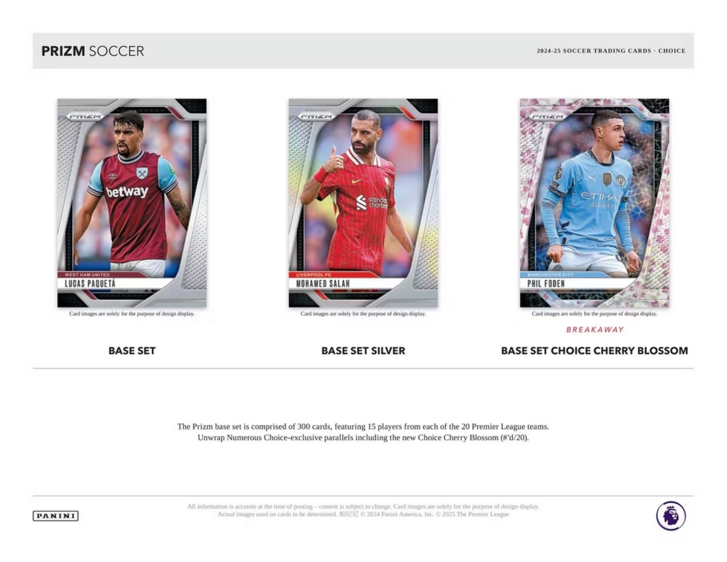 2024/25 Panini Prizm Premier League Soccer EPL Choice Box