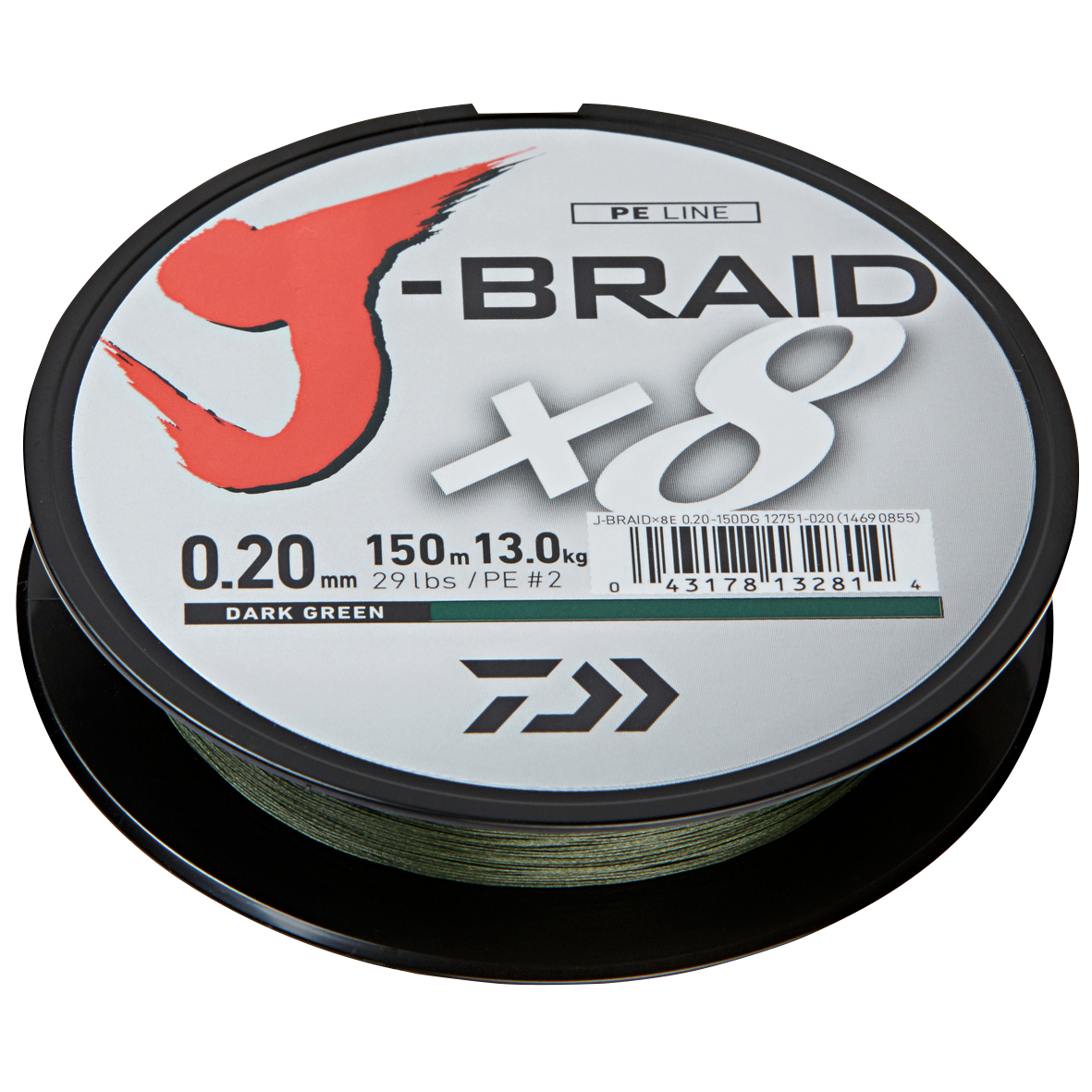 Daiwa Fishing Line J-Braid (dark green)