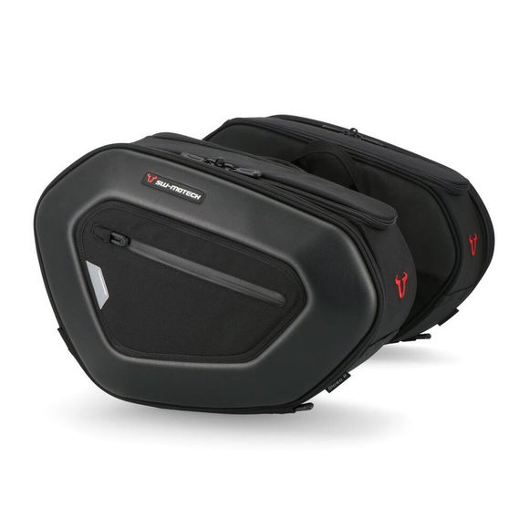 SW-MOTECH BLAZE saddlebags WITH SUPPORT (2 x 20 liters) - BlackRef: Bc.Hta.06.740.11500/ / Bc.Hta.06.740.36500