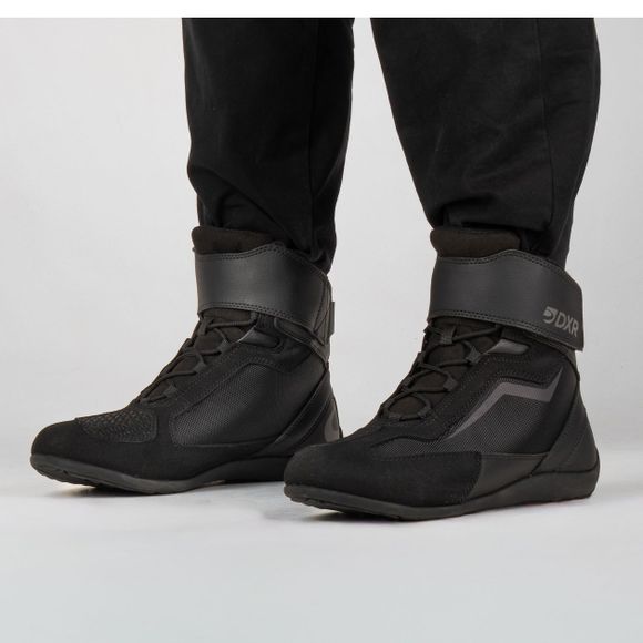 Dxr Rugger - Black / Gray Motorcycle SneakersRef: DXR0934