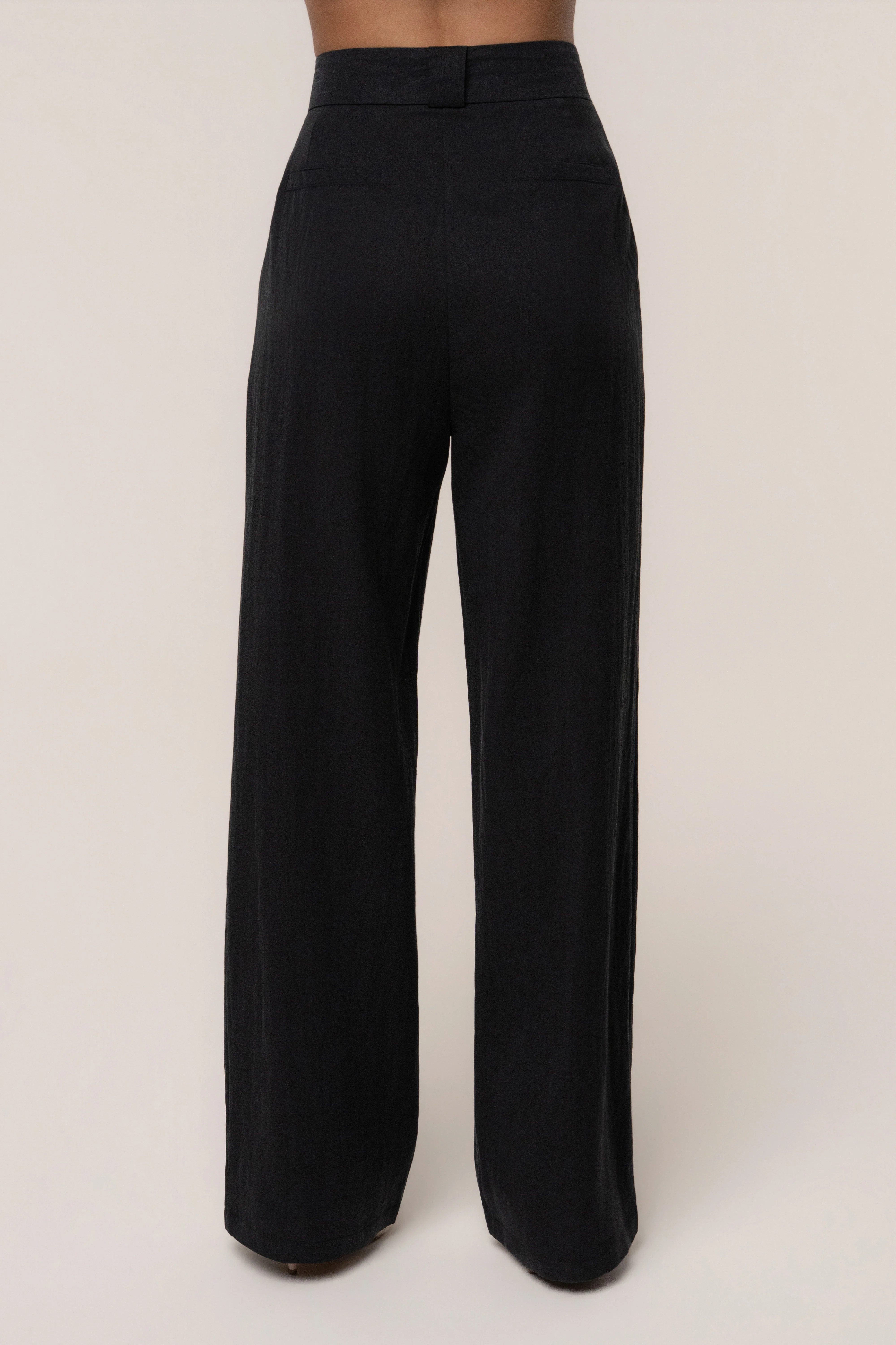 Black Stay Ready Trouser