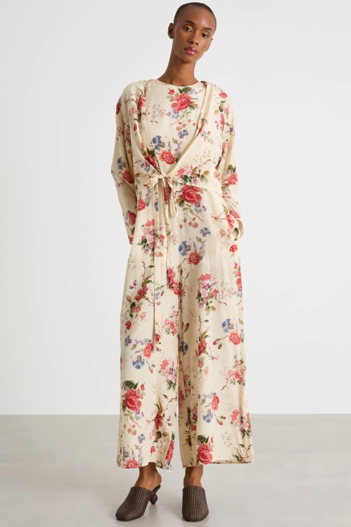 Jumpsuit with shrug - IVORY