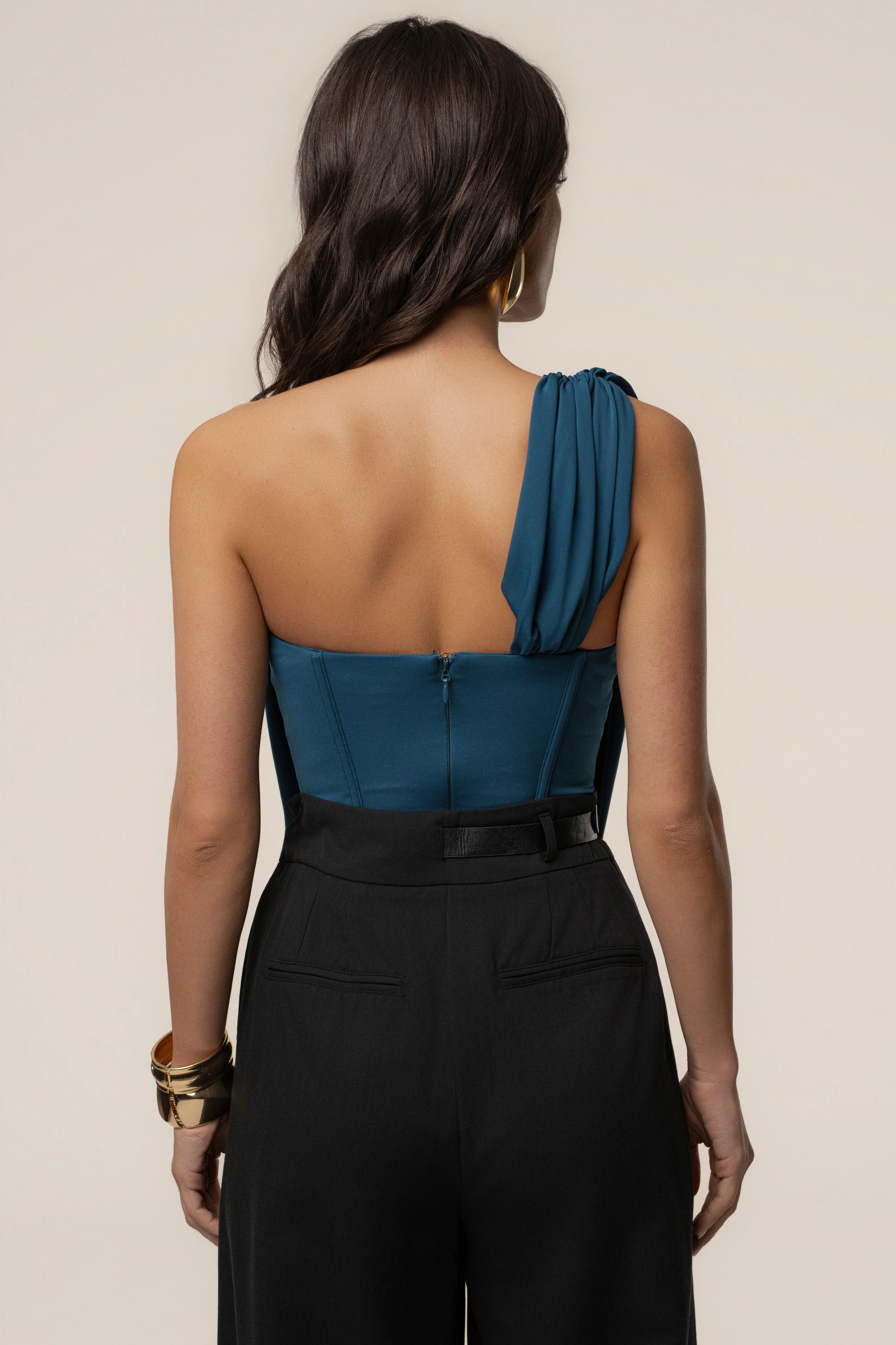 Dark Teal Night Bloom Bodysuit