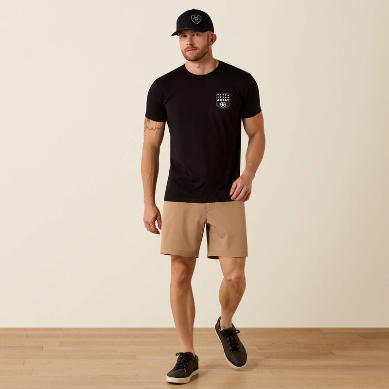 Ariat Stripe Patriotic Badge T-Shirt