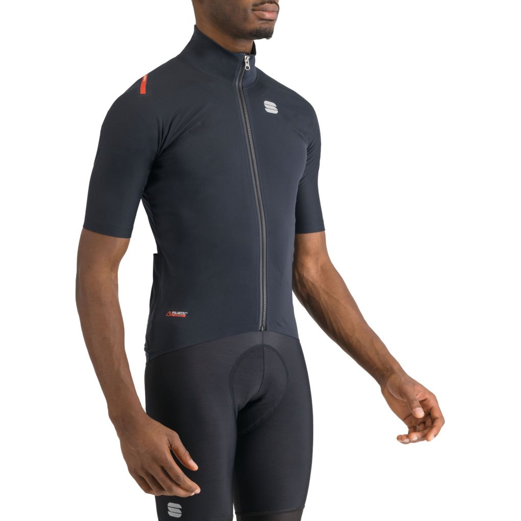 Sportful Fiandre Pro 2 Jacket Short Sleeves Men - 002 Black