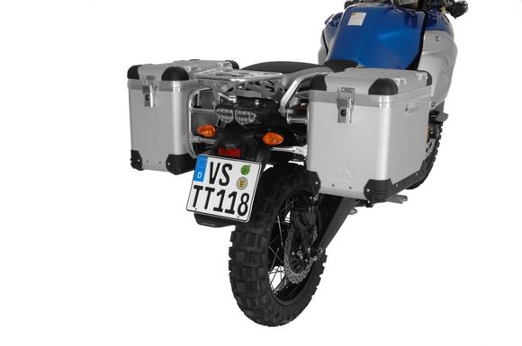 Touratech ZEGA Pro 38/45 suitcase - Gray support included - Gray anodizedRef: Trt00927A / 01-052-3615-0