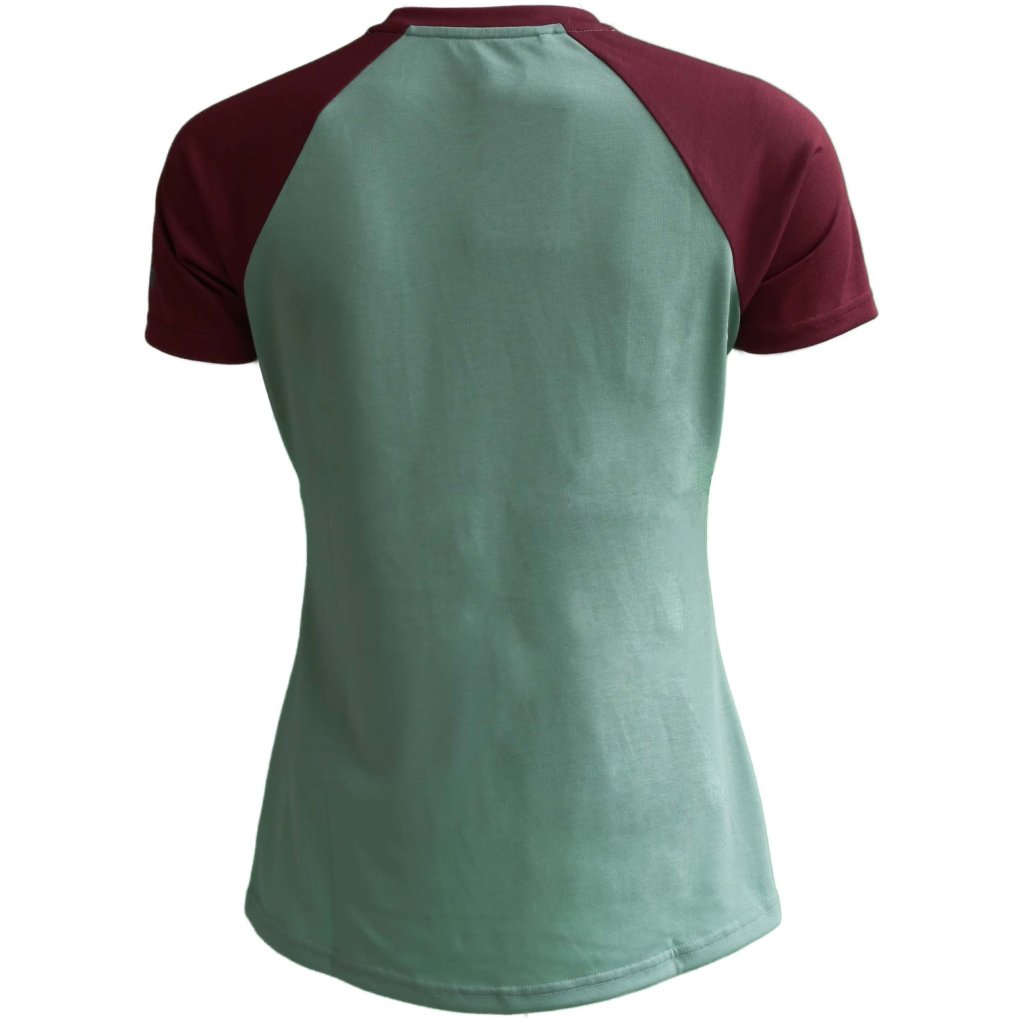Zimtstern Sunsetz Tee Women - Granite Green/Windsor Wine