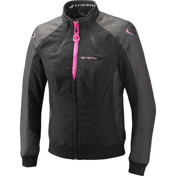 Blouson Moto Ixon SIWA LADY - Noir / RoseRef : IX2083