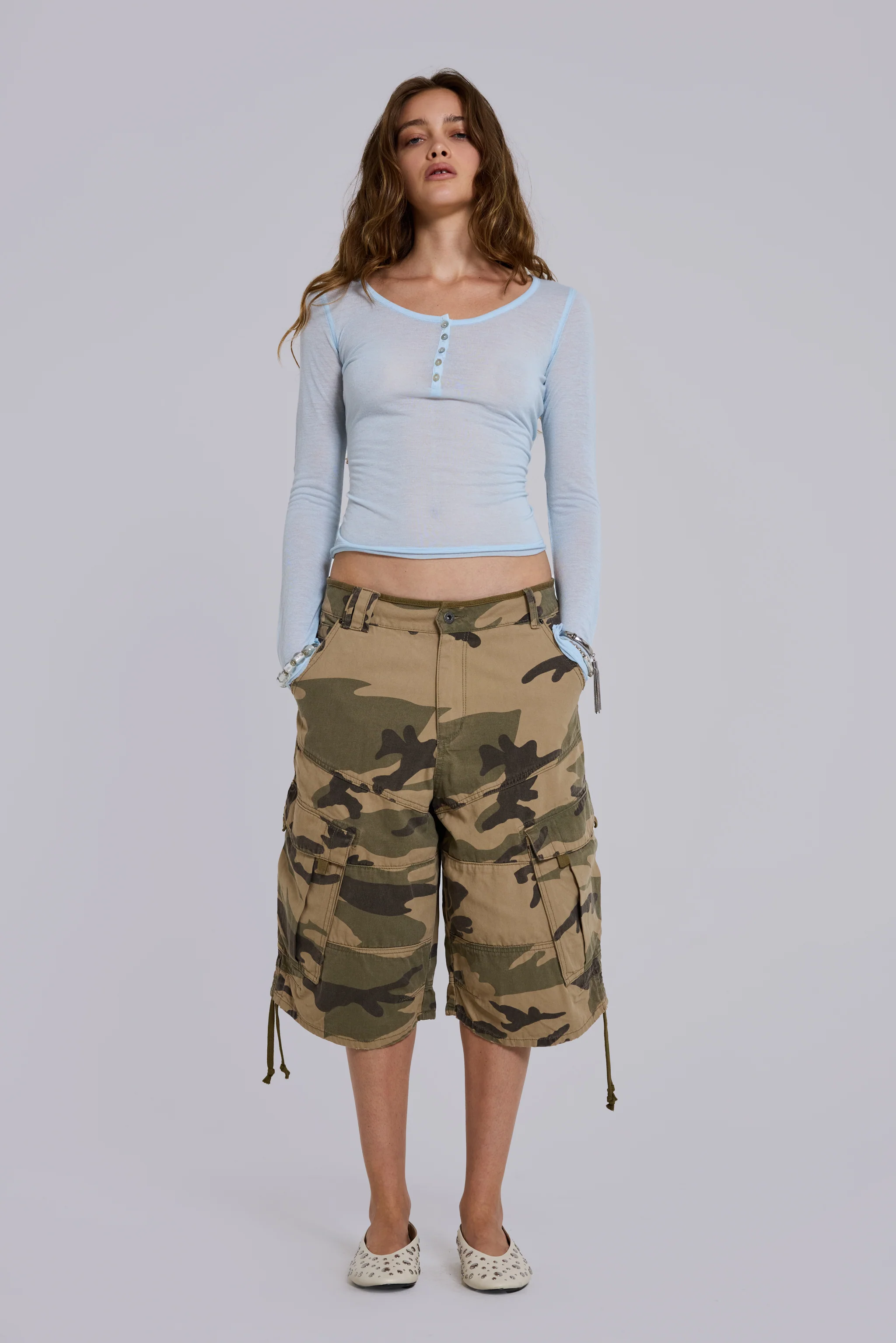 Faded Camo Cadet Shorts