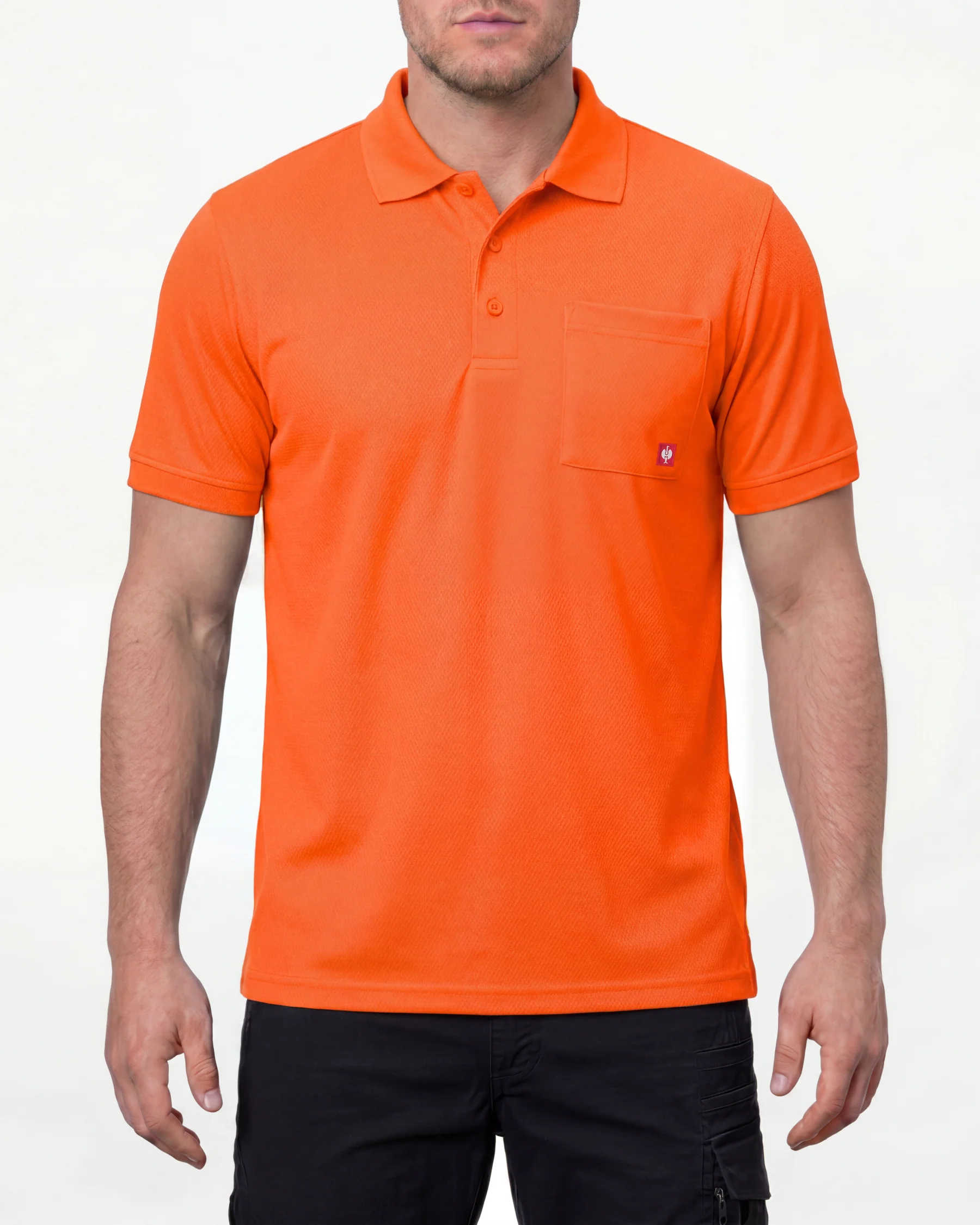 Enhanced Visibility performance Polo Shirt