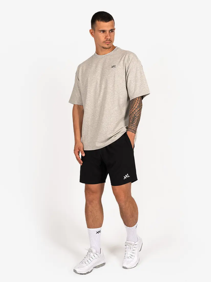 Basic Oversized T-Shirt - Marl Grey