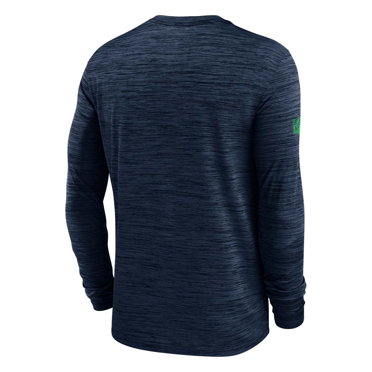Seattle Seahawks 2025 NFL Sideline Nike Velocity Performance Long Sleeve T-Shirt Navy