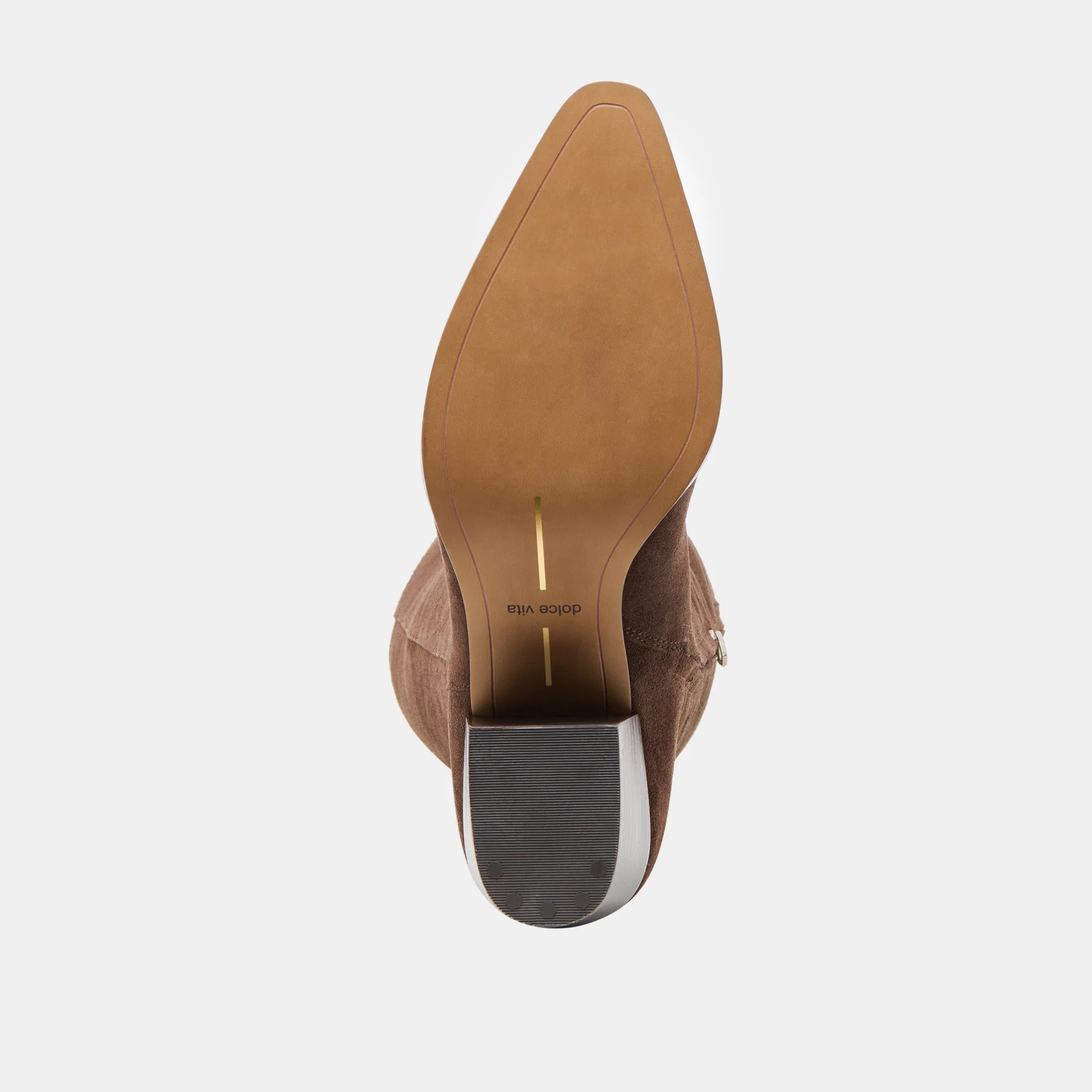 VIRONA H2O EXTRA WIDE CALF BOOTS DK BROWN SUEDE