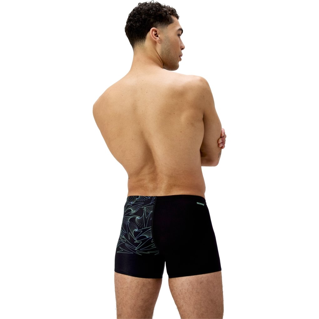 Speedo Hyperboom V-Cut Aquashorts Men - black/alfalfa green