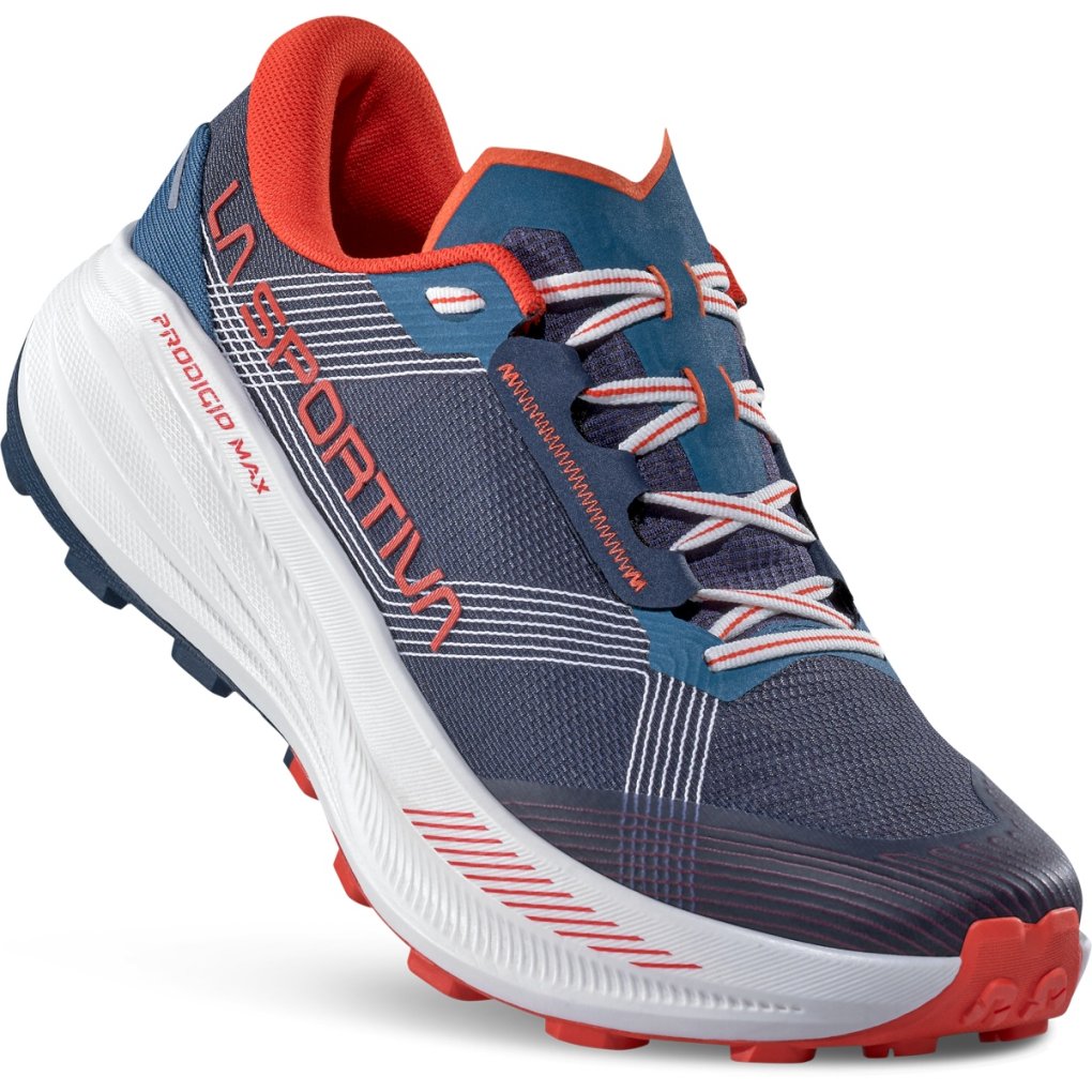 La Sportiva Prodigio Max Running Shoes Men - Night Sky/Mountain Red