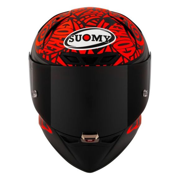 Suomy S1-XR GP BAGNAIA REPLICA 2024 MATT FIM Full-Face Helmet - Black / RedRef: SU0449