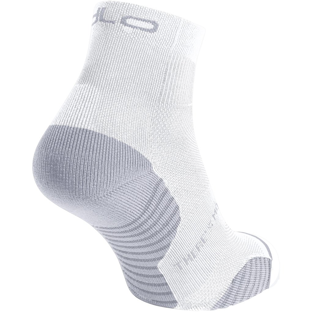 Odlo Performance Run Quarter Socks - white