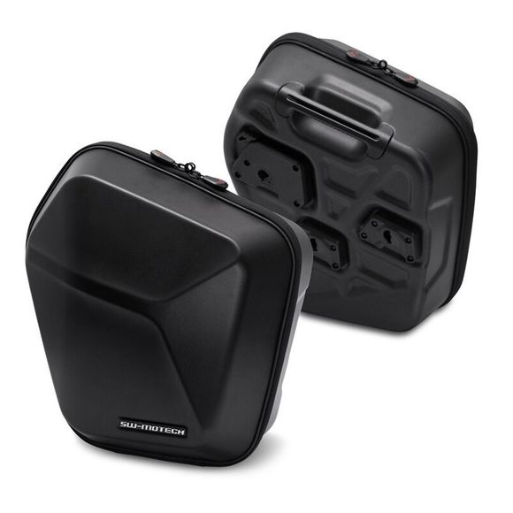 SW-MOTECH COMPLETE KIT URBAN ABS Black Case (2x16.5 liters) Universal - BlackRef: bc.hta.00.677.10000/ / bc.hta.00.677.10000/b