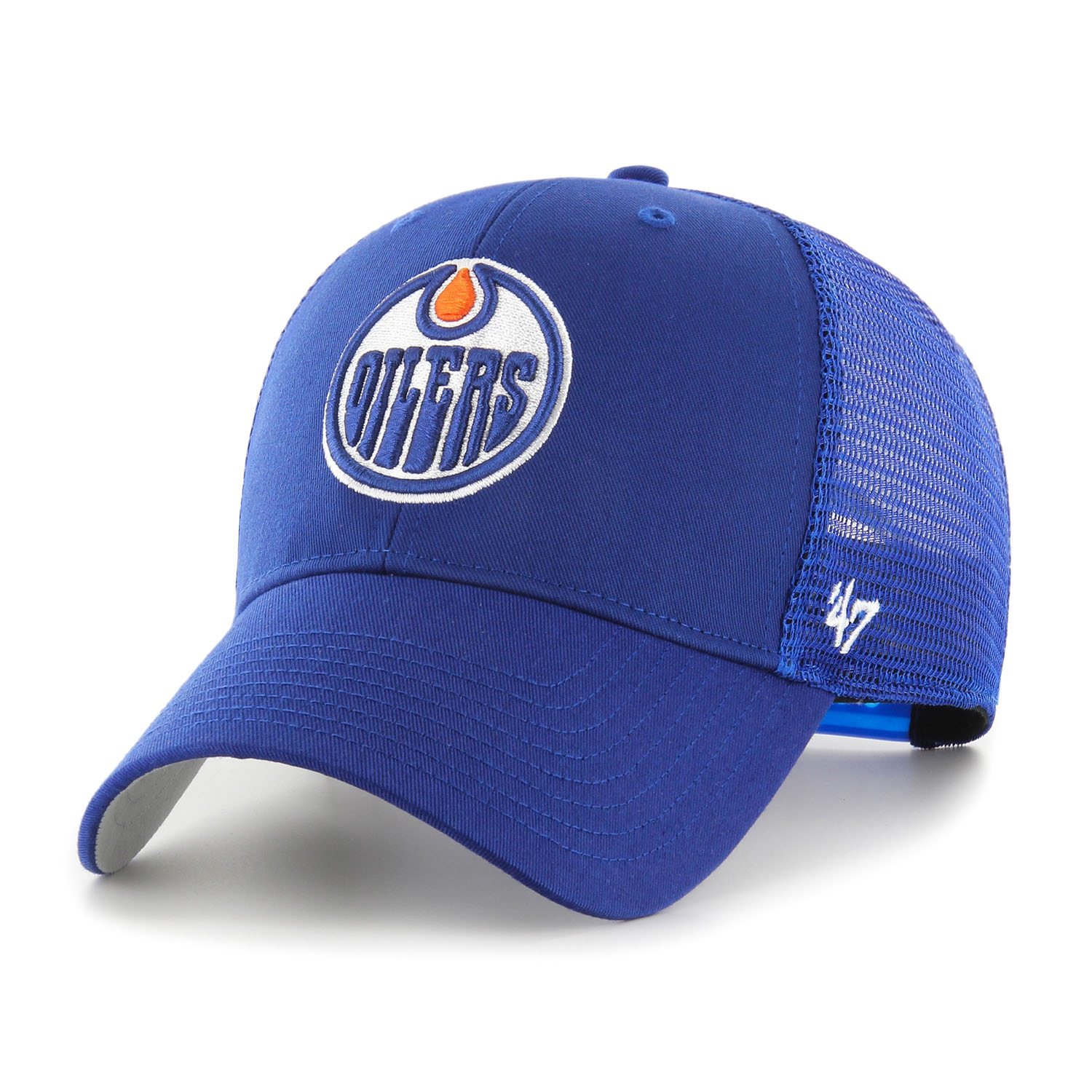 Edmonton Oilers Branson '47 MVP Trucker NHL Cap Blue