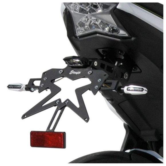 Ermax Sup10 plate support - BlackKAWASAKI 650 Z 650 ABS - 2020 - 2022 - 2025Ref: Em2100 / Sup0318S77