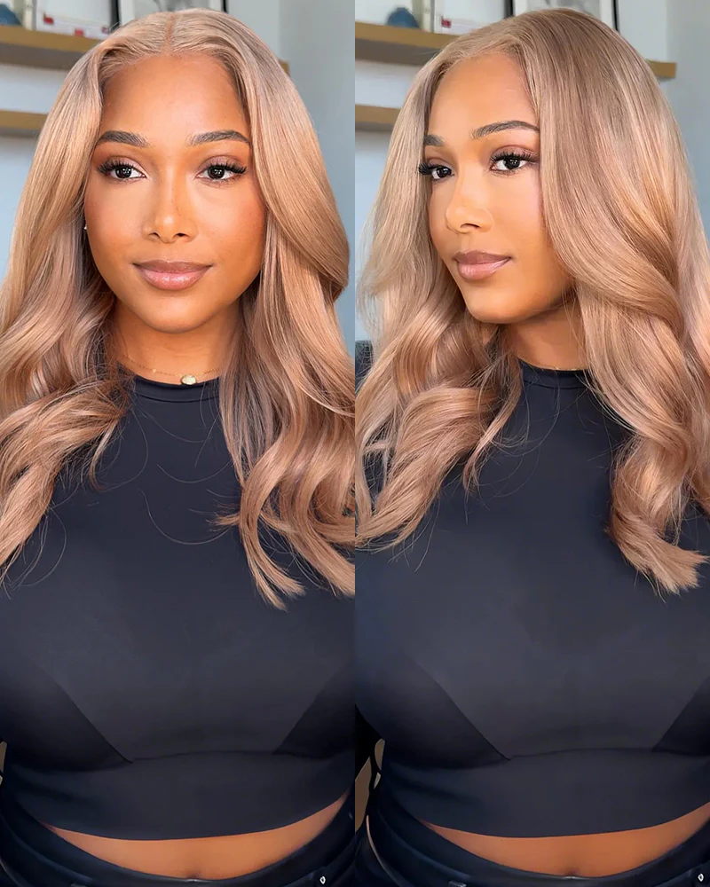 Ophirawig 6x5 invisible knots Glueless Milk Tea Brown Straight Wig Pre-cut Lace Beginner Friendly