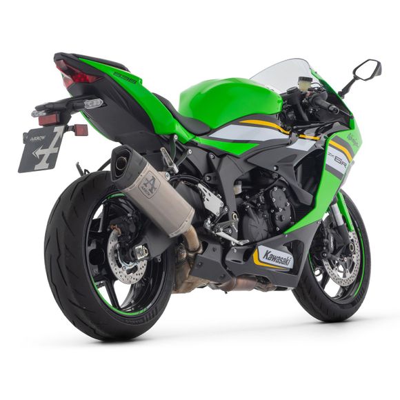 Arrow pista titanium silencer carbon end cap - greyKAWASAKI 636 NINJA ZX -6R - 2024 - 2025Ref: AW0631