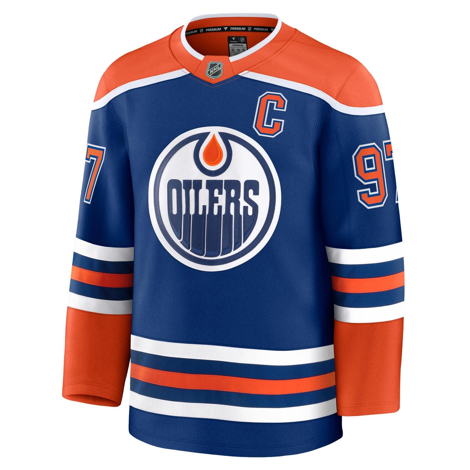 Connor McDavid #97 Edmonton Oilers Premium NHL Jersey Home Blue