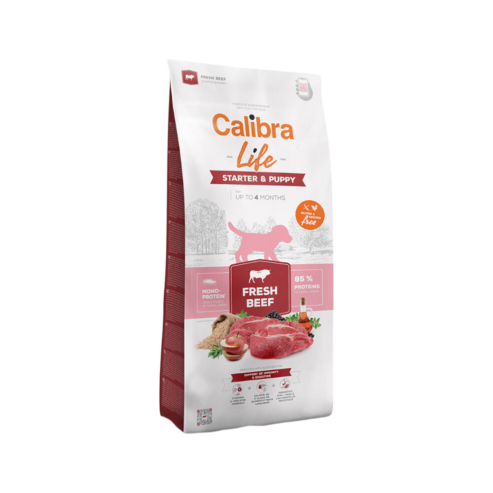 Calibra Dog Life Starter & Puppy - Beef - 12 kg